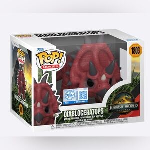 NWT Funko Pop! Diabloceratops Jurassic World 1803 Web Exclusive